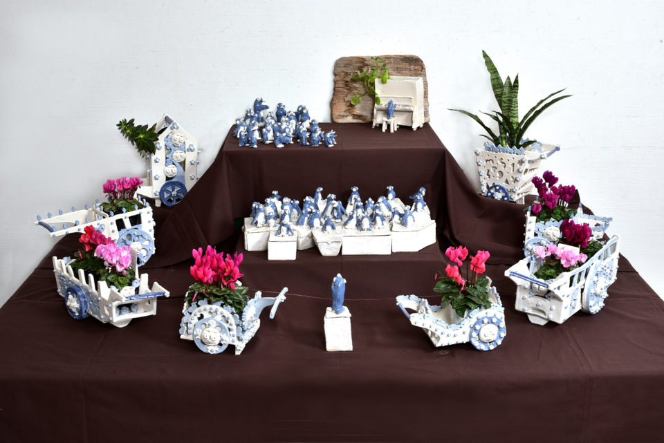 アツローリヤカーとペンギンガーデン